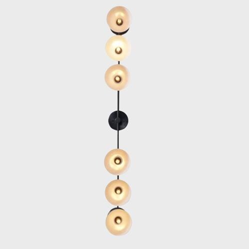 6 Light Half Dome Shade Mid Century Modern Brass Sputnik Chandelier Ceiling Flush Mount Light Fixture Wall Lamp Handcrafted Chandelier