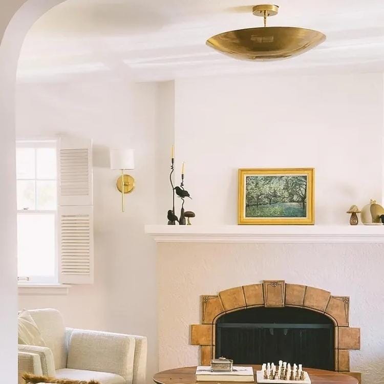 Plain Dome Shade Rey Light Mid Century Modern Brass Sputnik Chandelier, Custom Ceiling Pendant Light Fixture Handcrafted 6 Light Wall Lamp