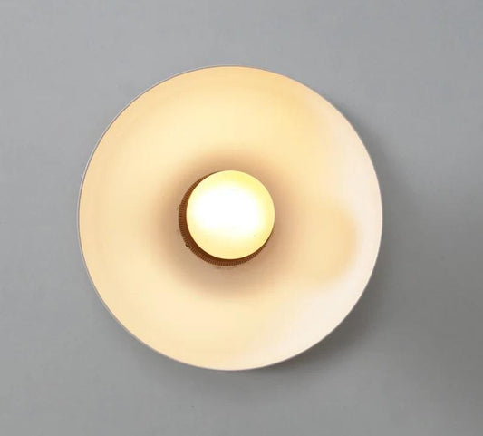 Single Shade Brass Wall Lamp, Mid-Century Modern Wall Sconce, Vintage Style Wall Light, Minimalist Industrial Light Fixture For Home Decor