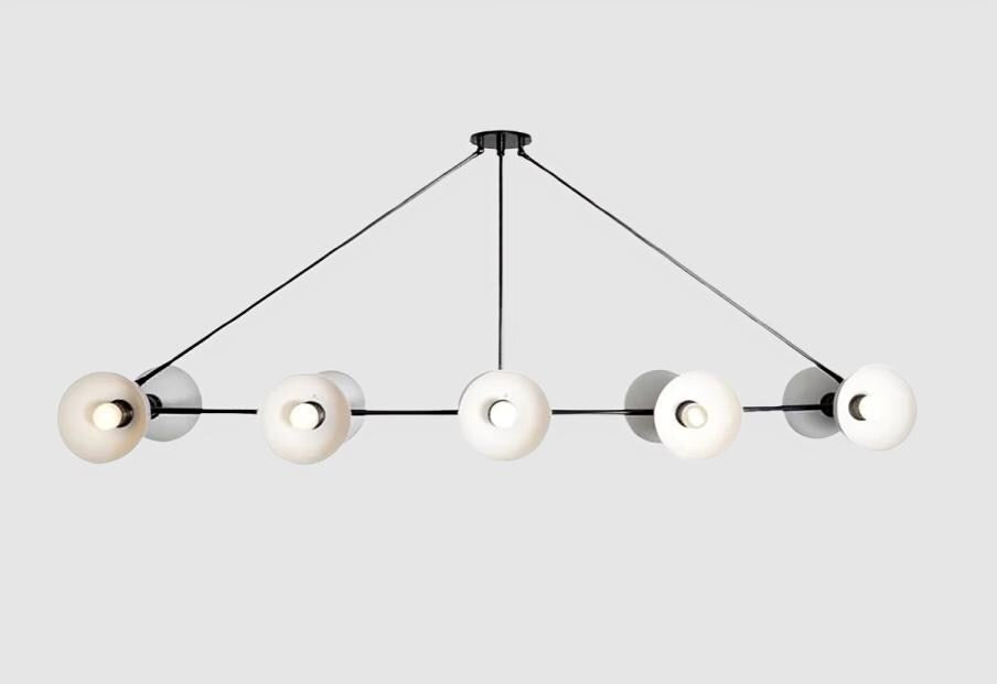 Mid Century Modern 10 Lights Italian Sputnik Chandelier, Stilnovo Style Ceiling Pendant Light, Industrial Light Fixture Home Decor Lighting