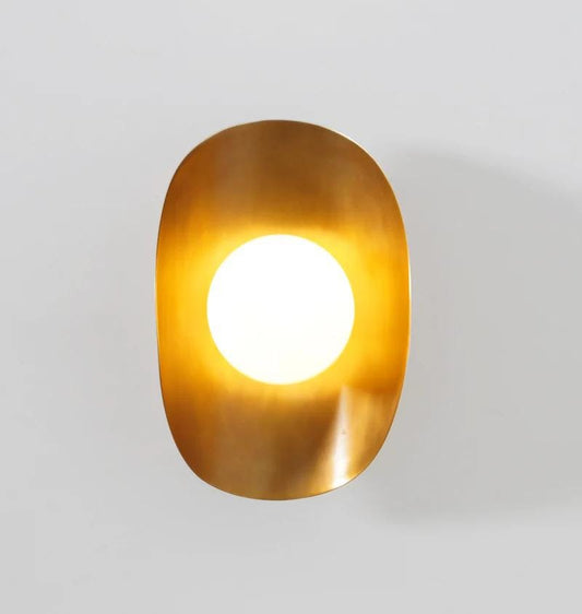 Globe Shade Wall Lamp, Midcentury Modern Wall Sconce, Antique Vintage Style Wall Lamp, Industrial Light Fixture For Home Decor