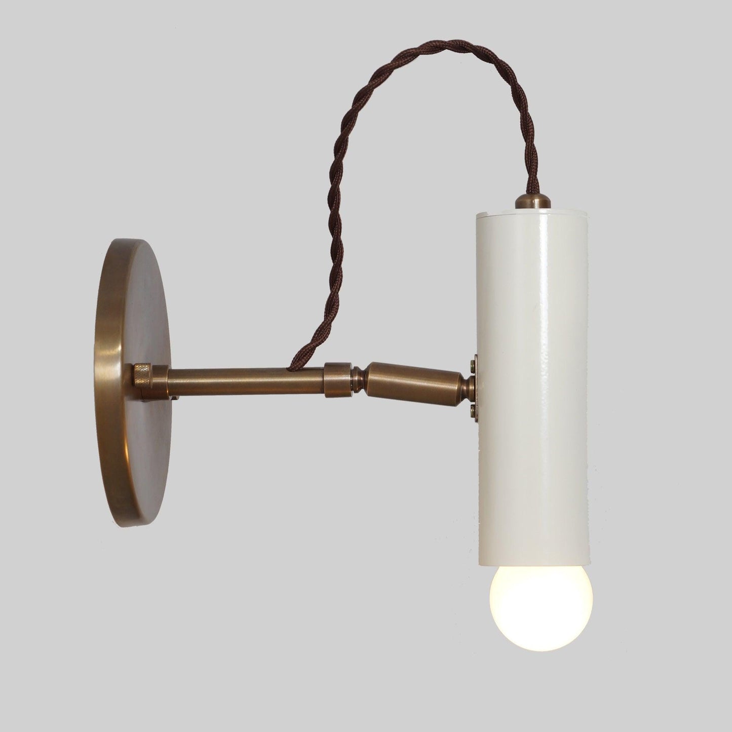 Adjustable Milano Pivot Brass Wall Sconce, Mid Century Modern Design Single Light Wall Lamp, Handcrafted Modern Custom Light Fixture