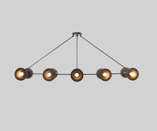 Mid Century Modern 10 Lights Italian Sputnik Chandelier, Stilnovo Style Ceiling Pendant Light, Industrial Light Fixture Home Decor Lighting