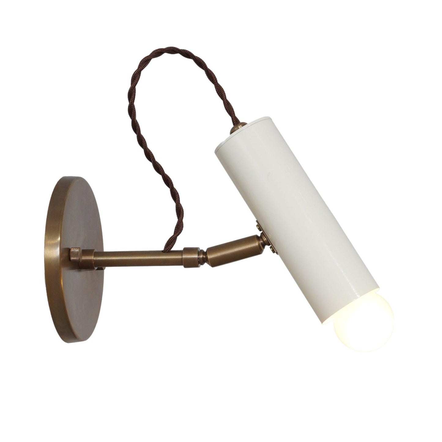 Adjustable Milano Pivot Brass Wall Sconce, Mid Century Modern Design Single Light Wall Lamp, Handcrafted Modern Custom Light Fixture