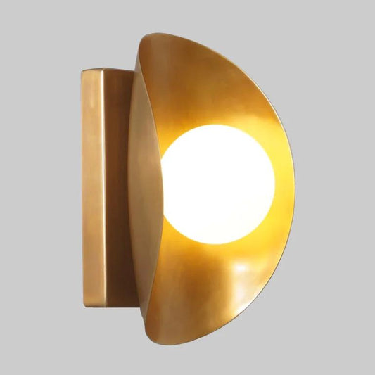 Globe Shade Wall Lamp, Midcentury Modern Wall Sconce, Antique Vintage Style Wall Lamp, Industrial Light Fixture For Home Decor
