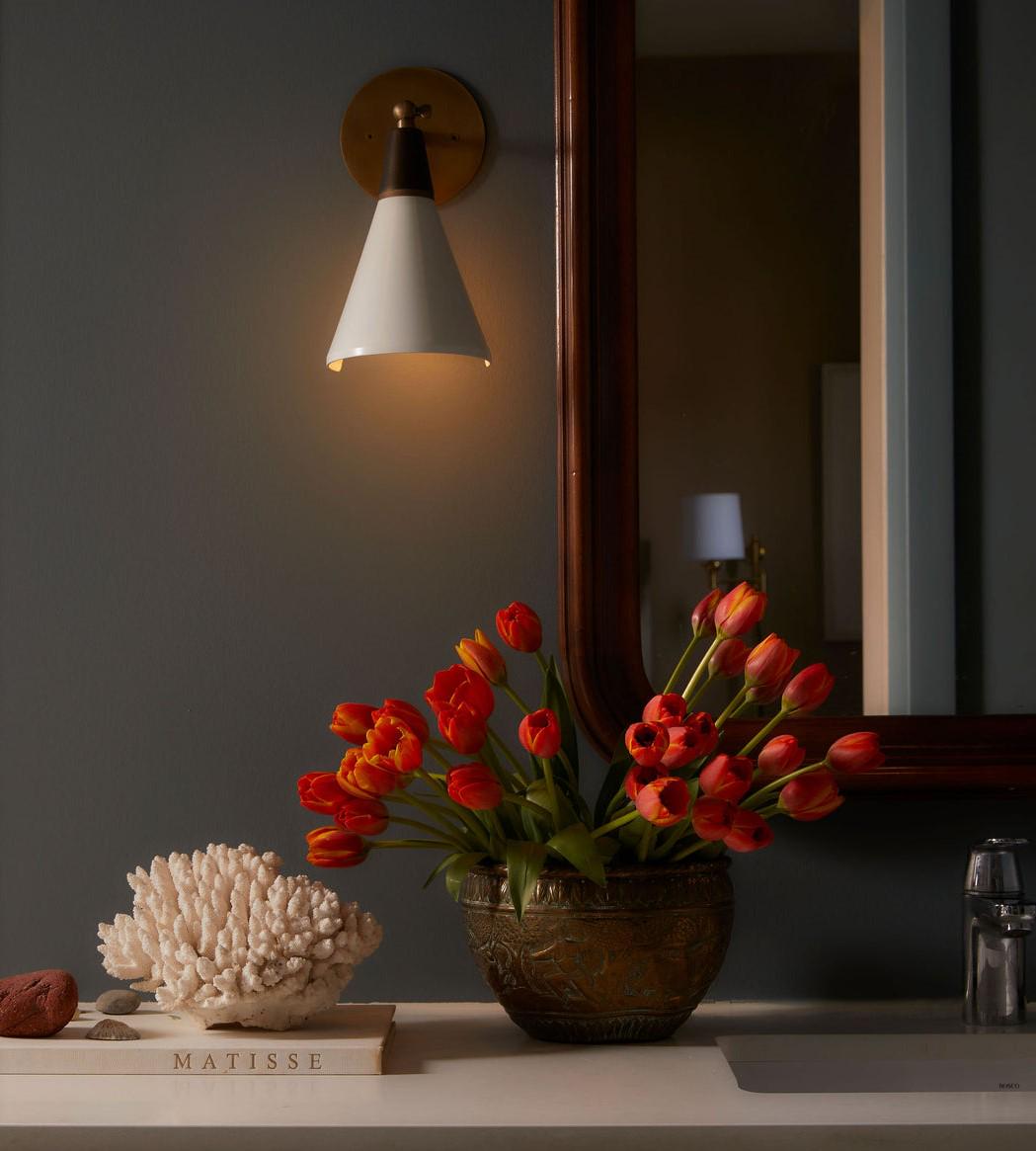 Stilnovo Style Adjustable Pivot Wall Lamp, Mid-Century Modern Brass Wall Sconce, Handmade Industrial Design Reading Wall Light Fixture