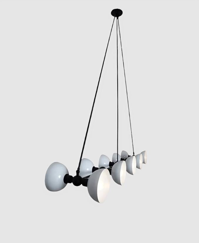 Mid Century Modern 10 Lights Italian Sputnik Chandelier, Stilnovo Style Ceiling Pendant Light, Industrial Light Fixture Home Decor Lighting