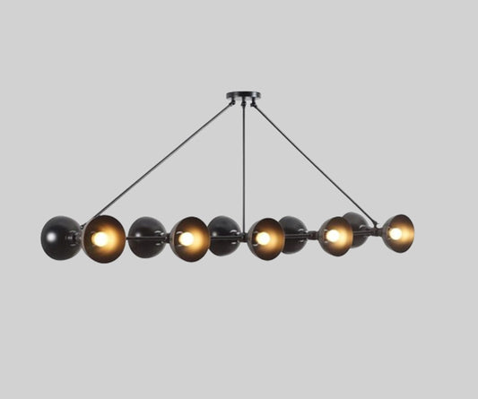 Mid Century Modern 10 Lights Italian Sputnik Chandelier, Stilnovo Style Ceiling Pendant Light, Industrial Light Fixture Home Decor Lighting
