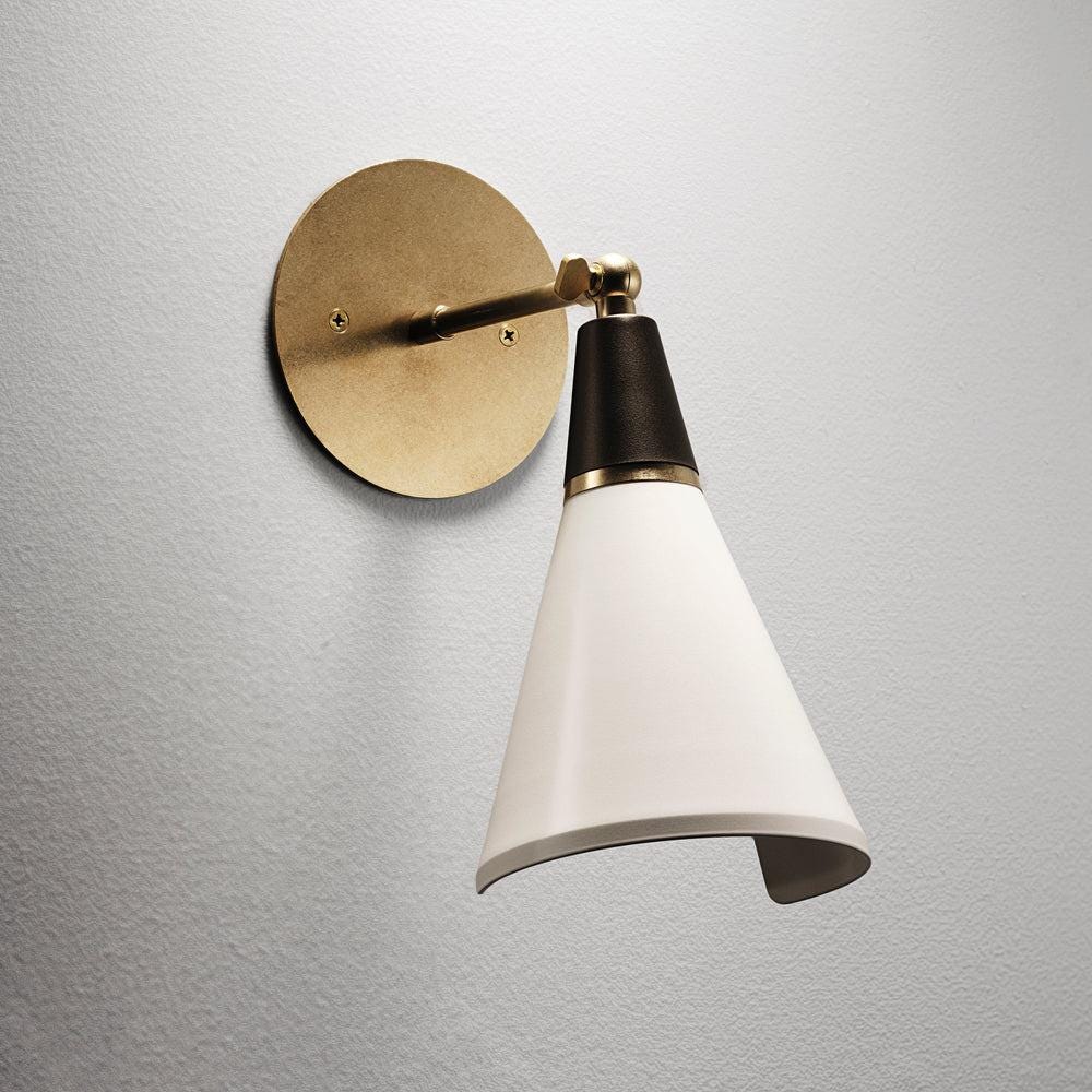 Stilnovo Style Adjustable Pivot Wall Lamp, Mid-Century Modern Brass Wall Sconce, Handmade Industrial Design Reading Wall Light Fixture